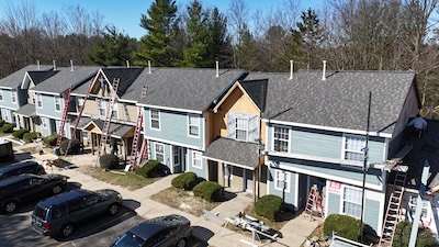 House Roofing - Elevated Home Exterior